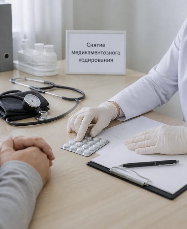 Снятие медикаментозного кодирования в Черняховске от 5240 р. | Медзона